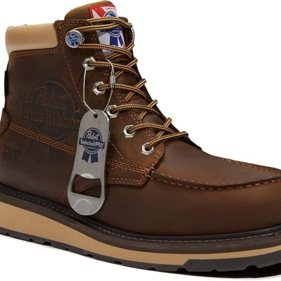 Timberland PRO Men's 6" PBR Pabst Gridworks Soft Toe Waterproof Boot - Picture 9 of 11